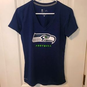 Nike Seattle Seahawks women's dri-fit t-shirt, Size Small